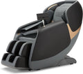 ROTAI Zero Gravity Massagestoel voor het hele lichaam, 3D-robotische handen met SL-spoor massage van de wervelkolom Shiatsu, Bluetooth-luidspreker, rugverwarming (zwart)(Zwart)