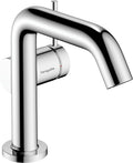 hansgrohe Tecturis S Fine - Wastafelkraan met push-open waste, energiebesparend (CoolStart)draaibaar, Wastafelmengkraan met uitloop hoogte 187 mm, waterbesparend (EcoSmart+), mat wit, 73360700(chroom/ComfortZone 110mm/zonder waste / energiebesparende)