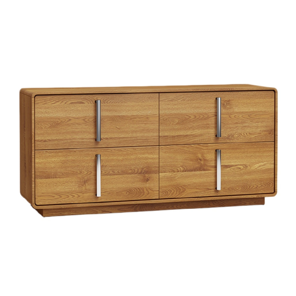 **Moderne Houten Dressoirkast met 4 Lades**