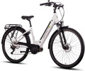 SAXONETTE E-bike voor dames, 28 inch, e-bike met middenmotor, 500 watt, 90 NM, elektrische fiets voor volwassenen met 36 V 14,5 Ah accu, 120 km lang bereik, 10 versnellingen, pedelec elektrische fiets