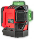 CCL460G 3D Cone/Kruislijnlaser 3x360° set - Groen - 40m