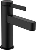 hansgrohe Finoris ééngreeps wastafelmengkraan 230 draaibare uitloop met Push-Open mat zwart, 76060670(mat zwart/‎ComfortZone 100 mm/met push-open waste)