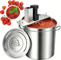 Elektrische Keukenmixer van Roestvrij Staal, Automatische Sausmixer met 4-Bladige Schraper voor Tomaten, Pizza, Jam, Barbecue, Curry en Chocolade, Keukenmixer voor Koken  Kruiden 15L(40L)