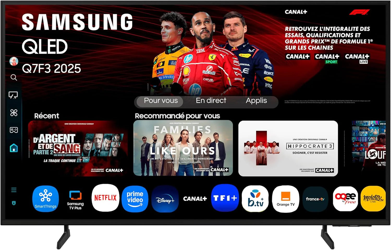 SAMSUNG 50 inch QLED Q7F 4K Smart TV met AI-zicht, 100% kleurvolume met Quantum Dot, de authentieke Quantum Dot en Motion Xcelerator