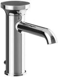 Gessi Origini monoknop wastafelmengkraan, met verzonken waste, uitsteek 131mm, 66001031, Kleur: chroom