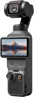 DJI Osmo Pocket 4 Essentiële Combo, pocket gimbal-vlogcamera, 1″ CMOS  4K/240fps, 3-assige stabilisatie, 2× verliesvrije zoom, 14-stops dynamisch bereik, 107GB ingebouwde opslagruimte