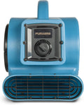 Mini Air Mover | Tapijtdroger en ventilator | High Speed vloerventilator voor sanitaire ruimtes, zolders, kelders, badkamers | 1/5 HP 800 pi³/min | Schadeherstel(Blauw)