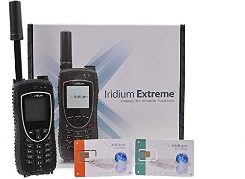 Iridium 9575 Extreme Satellite Phone with Prepaid and Postpaid SIM Cards