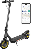 Elektrische step voor volwassenen, 25,4 cm (10 inch), app-bediening, dubbel remsysteem, schokdemper voor en achter, 60 km lang bereik, belasting 286 lb