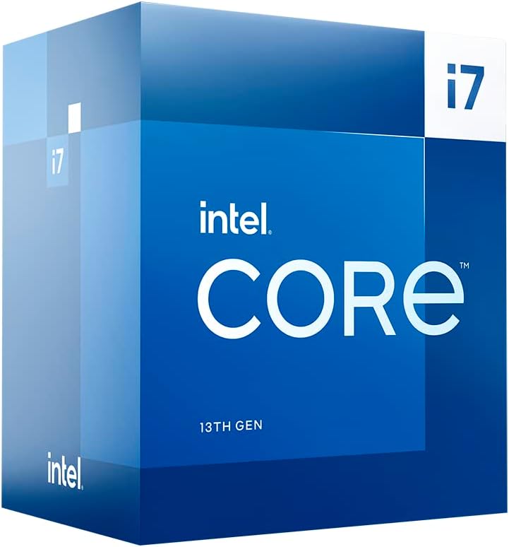 Intel Core13th Gen i7-13700F Desktop Processor (16 Core (8 P-Core + 8 E-Core), 30 MB Cache, up to 5.2 GHz, LGA1700)