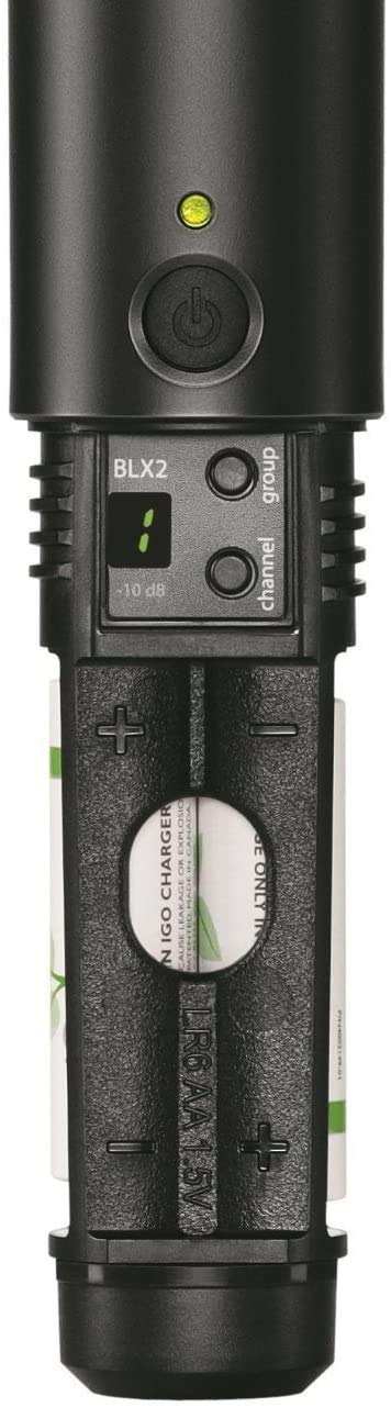 Shure BLX288/PG58 Dual Wireless Vocal System - H10 Band