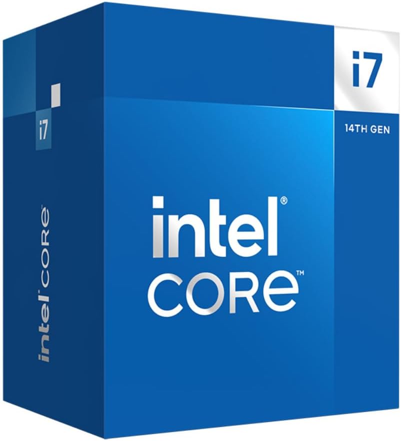 Intel Core i7-14700 Desktop Processor 20 cores (8 P-cores + 12 E-cores) up to 5.4 GHz