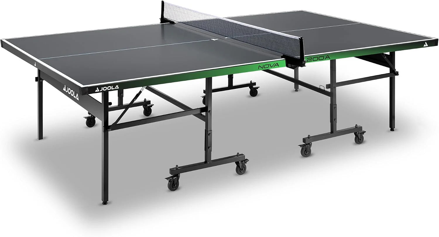 JOOLA Tafeltennistafel Nova 200A, outdoor tafeltennistafel, weerbestendig, inklapbaar, met net en hoogteverstelling