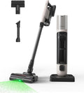 Tineco Pure One Station 5 Pro draadloze stofzuiger met automatische vacuümbasis, 2,5 l, 100 minuten batterijduur, anti-oprolborstel, 120° led-stofdetectie, 200 AW, accessoires voor meerdere