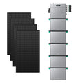 Zendure SF2400 Pro Zonne-energie Thuisbatterij, 2400W Bidirectioneel AC-vermogen, 4 750W MPPT, 4800W PV-ingang (3000W DC + 1800W AC), Uitbreidbaar vanaf 16,8kWh, Play  Plug, met 2 450W Zonnepanel(SF2400 Pro+5*AB3000L+4*450W)