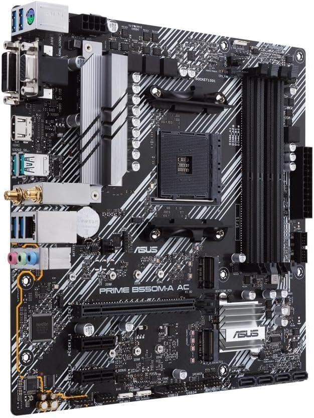 NEWEGG Motherboard CPU Memory Combo -B550M-A Motherboard Bundle with Ryzen 5 5500 6-Core 3.6GHz CPU and 16GB (2 x 8GB) 288-Pin PC RAM DDR4 3200 Desktop Memory