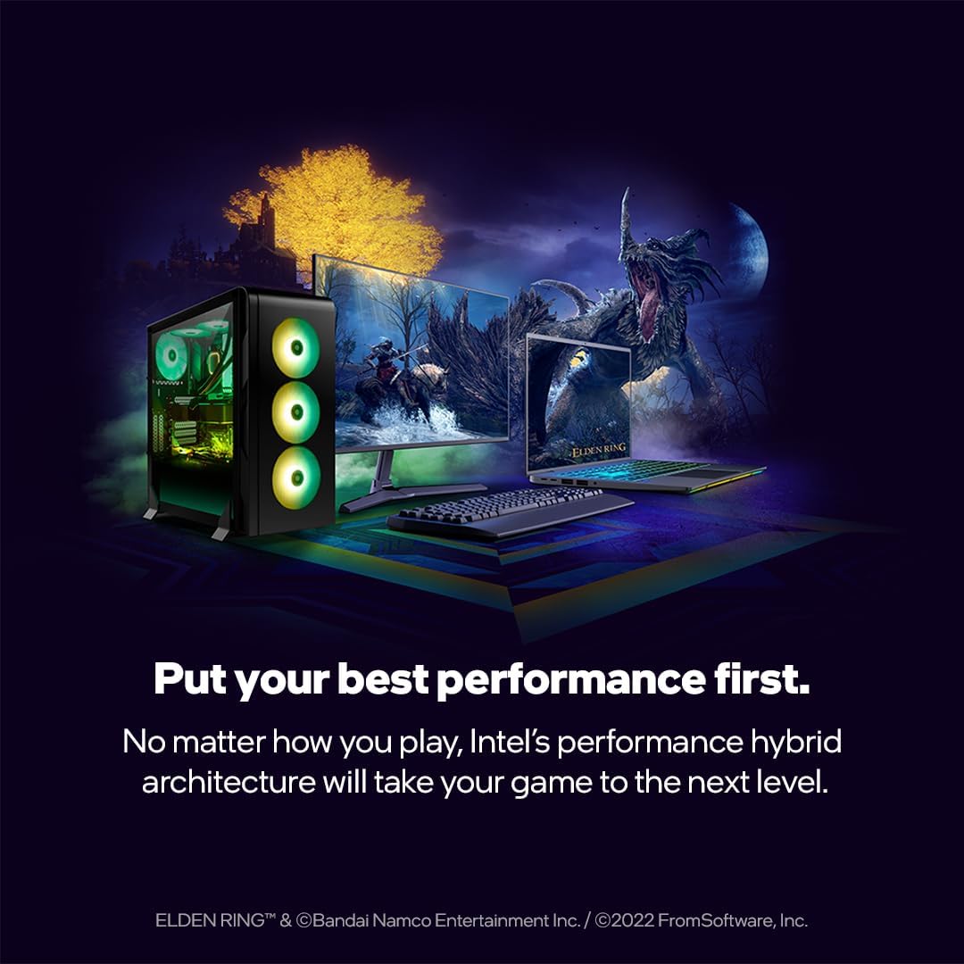 IntelÂ® Coreâ¢ 12th Gen i3-12100F desktop processor, featuring PCIe Gen 5.0 & 4.0 support, DDR5 and DDR4 support. Discrete graphics required.
