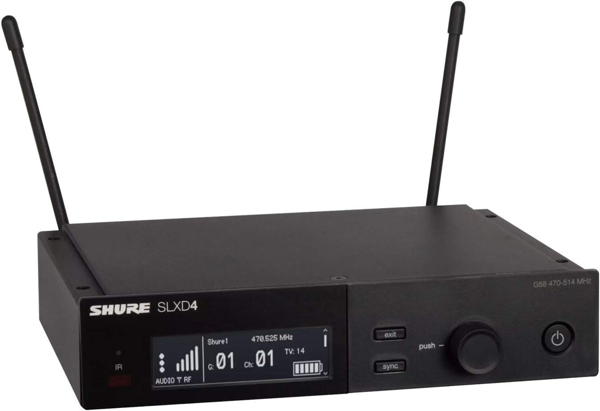 Shure SLXD124/85 Combo Wireless Handheld and Lavalier Microphone System - G58 Band