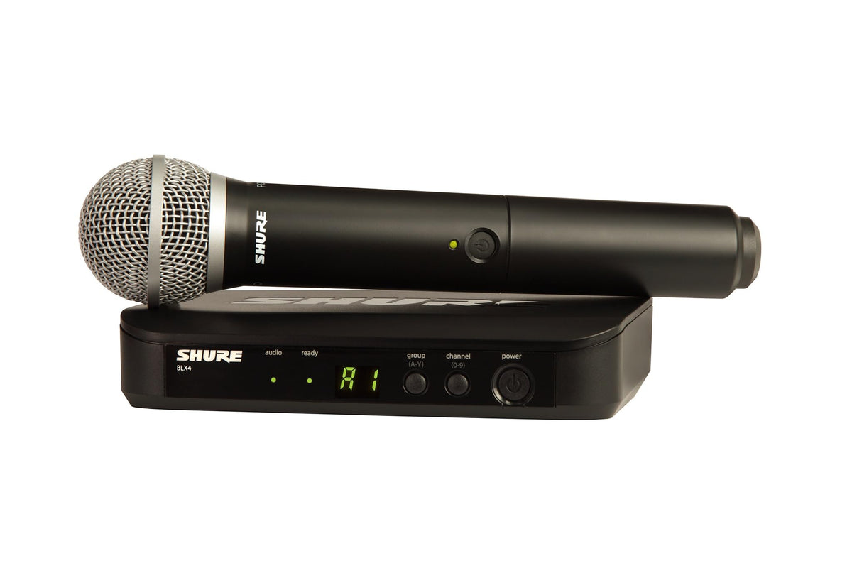 Shure BLX24/PG58 Wireless Vocal Microphone System - H10 Band