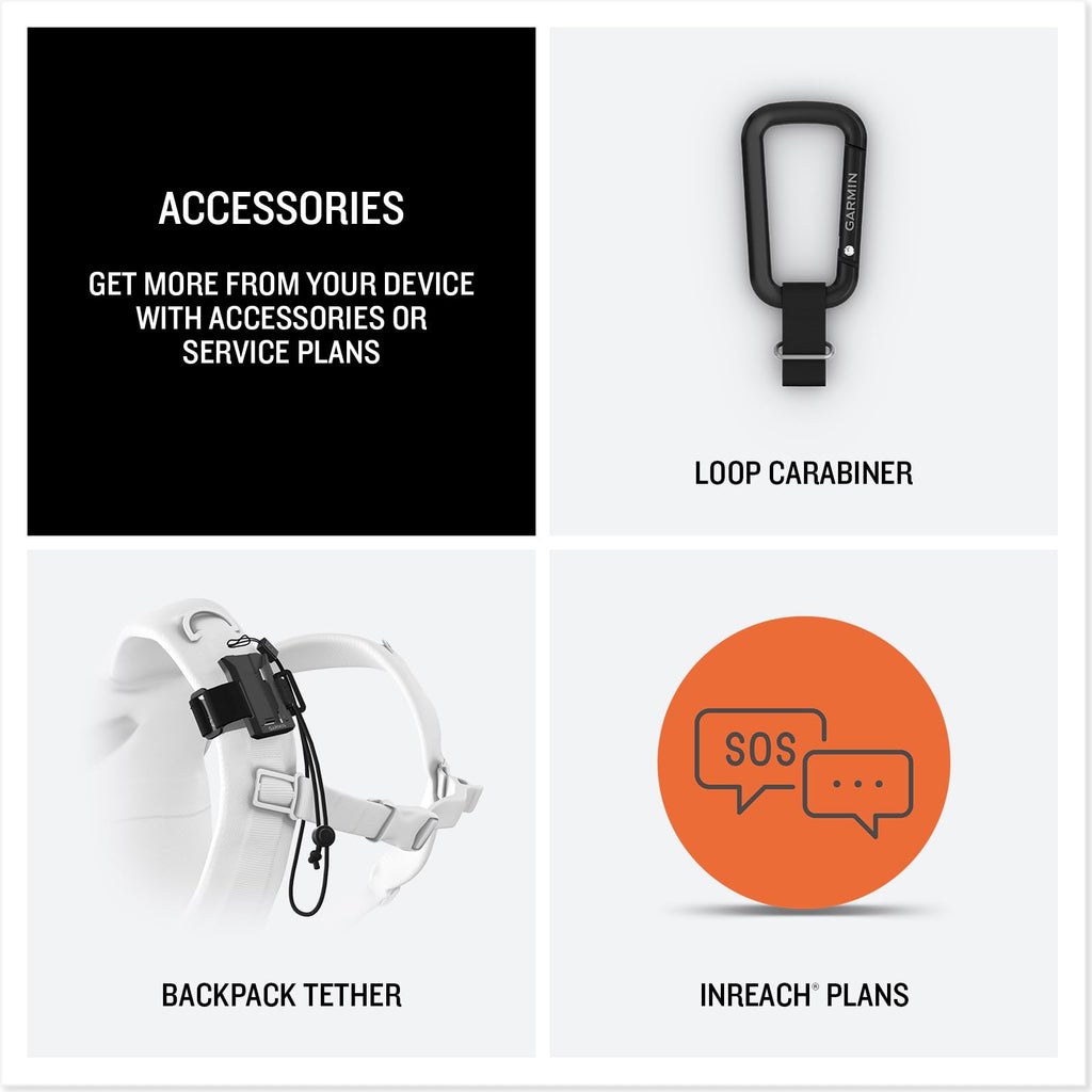 Garmin inReach Mini 3 Plus Satellite Communicator Interactive SOS Bundle