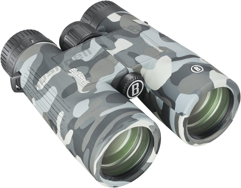 Bushnell Blackout Camo 10x42 IPX7 Waterproof Binoculars with Fully-Multi Coated Lenses and Durable Rubber Armor, Binoculars for Hunting, Boating Birdwatching