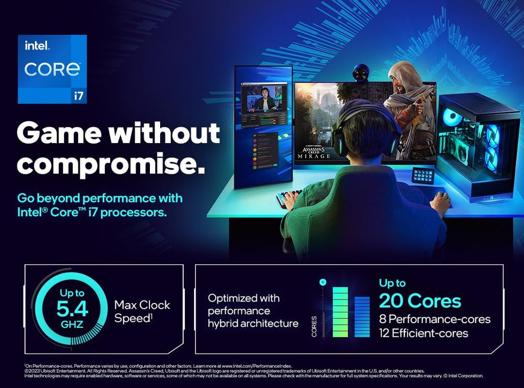 Intel CORE I7-14700 Processor (TURBE UP to 5.4GHZ) 33MB LGA1700 14Â° Generation BX8071514700