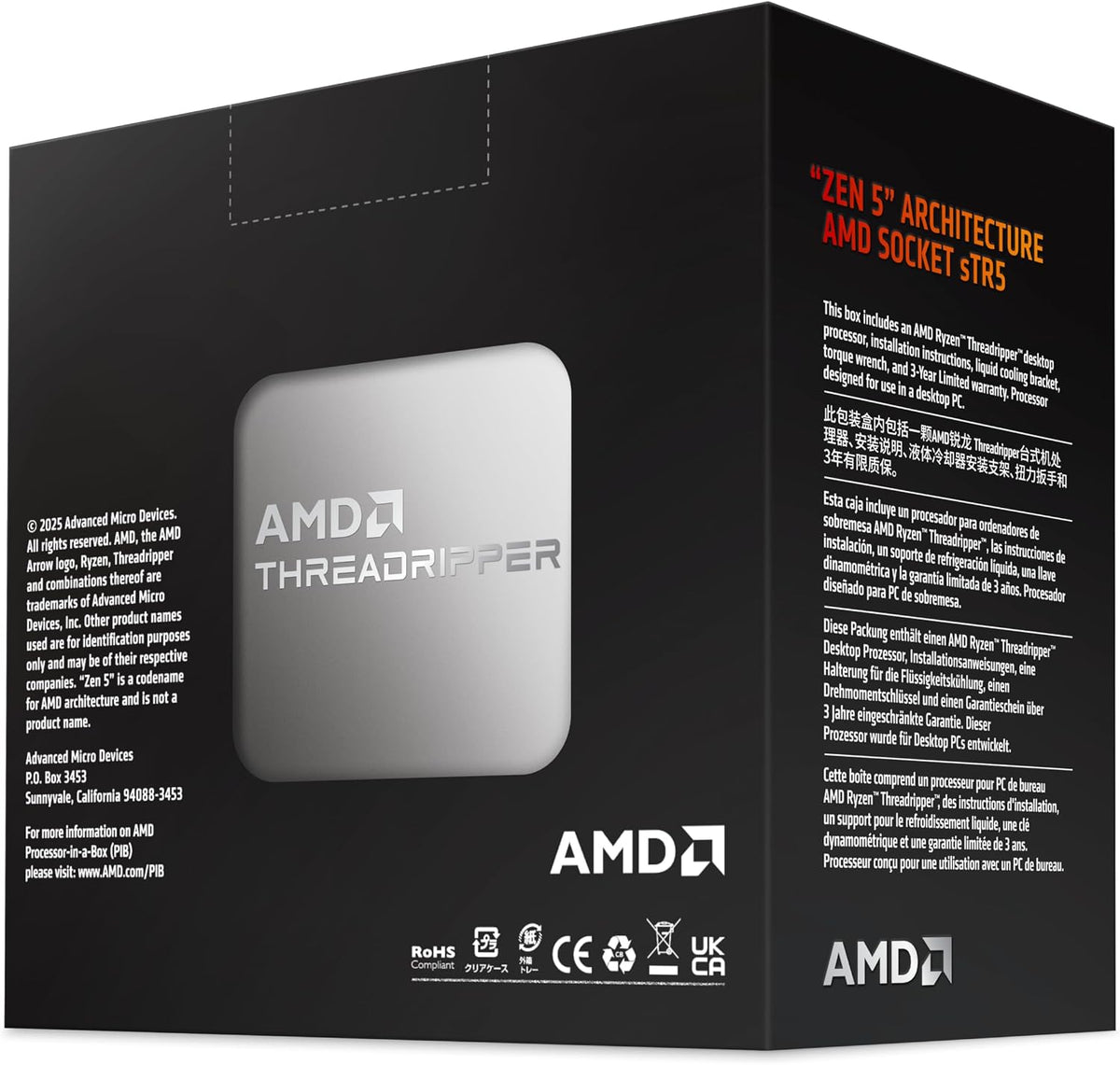 AMD Ryzenâ¢ Threadripperâ¢ 9980X