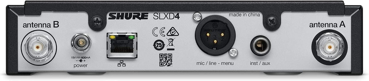 Shure SLXD124/85 Combo Wireless Handheld and Lavalier Microphone System - G58 Band