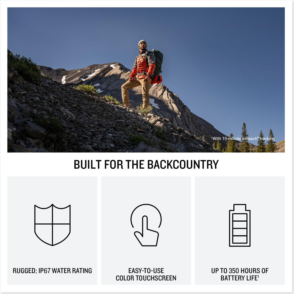 Garmin inReach Mini 3 Plus Satellite Communicator Color Touchscreen Bundle
