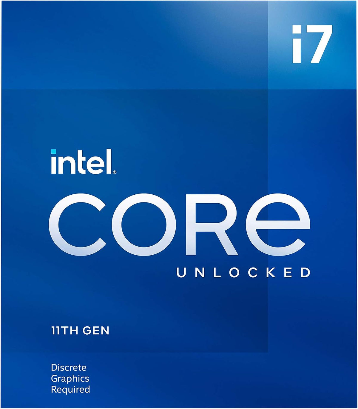 IntelÂ® Coreâ¢ i7-11700KF Desktop Processor 8 Cores up to 5.0 GHz Unlocked LGA1200 (IntelÂ® 500 Series & Select 400 Series Chipset) 125W