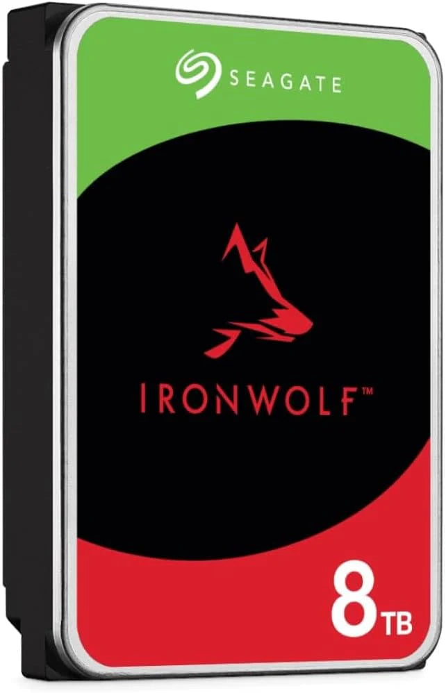 Seagate IronWolf ST8000VN004 8TB intern 3,5" SATA 6Gb/s 7200rpm 256MB Buffer