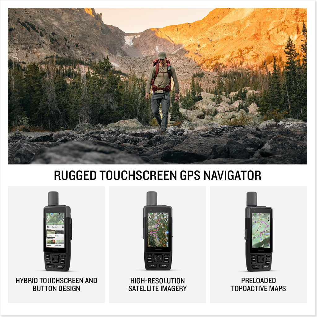 Garmin GPSMAPÂ® H1i Plus, GPS Handheld Navigator, inReachÂ® Plus Technology