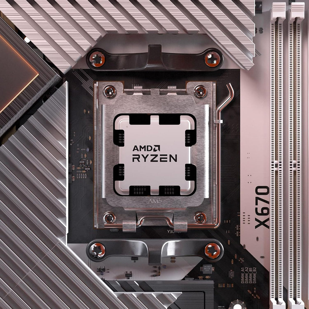 AMD Ryzen 5 7600 6-Core, 12-Thread Unlocked Desktop Processor