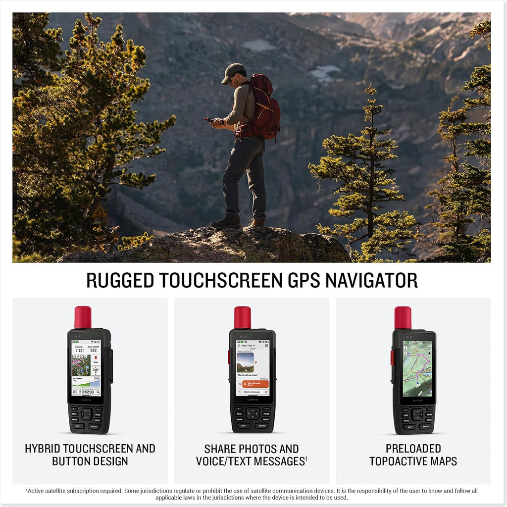 Garmin GPSMAPÂ® H1i Plus, GPS Handheld Navigator, inReachÂ® Plus Technology
