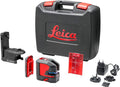 Leica Lino L2P5 – punt- en lijnlaser met Li-Ion accu, oplader en innovatieve magnetische adapter in koffer (rode laser, werkbereik: 25 m)
