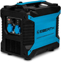 EBERTH 2000 watt Inverter Stroomgenerator stille, noodstroomgenerator met 3 pk benzinemotor, 4-takt, 2x 230V en 2x USB-aansluiting, invertertechnologie voor stroom zonder spanningspieken(2000 W)