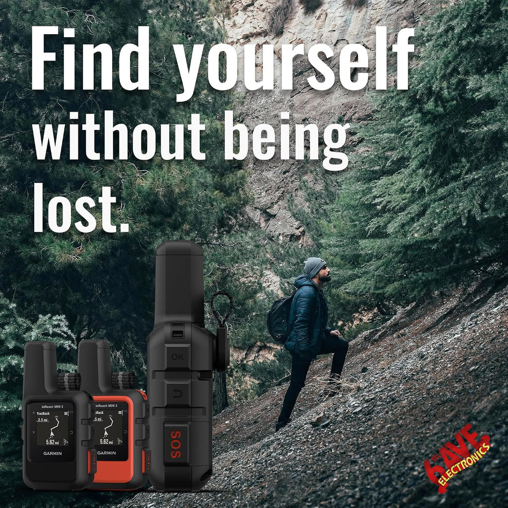Garmin inReach Mini 2 Satellite Communicator with Accessories Bundle