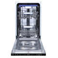 HDW-BIM45710AD+++ Ingebouwde Vaatwasser, 45 cm – 10 Couvert, 7 Programma’s, Energieklasse D, Auto-Open Droogsysteem, Verstelbare Bovenkorf, Uitgestelde Start, Stil Werking, 5 Jaar Garantie
