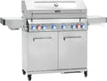 TAINO Platinum Yamara 6+2 gasbarbecueset roestvrij staal 6 branders keramische Sear-brander keramische achterbrander Piëzo-ontstekingsdeksel(PLATINUM YAMARA 6+2)
