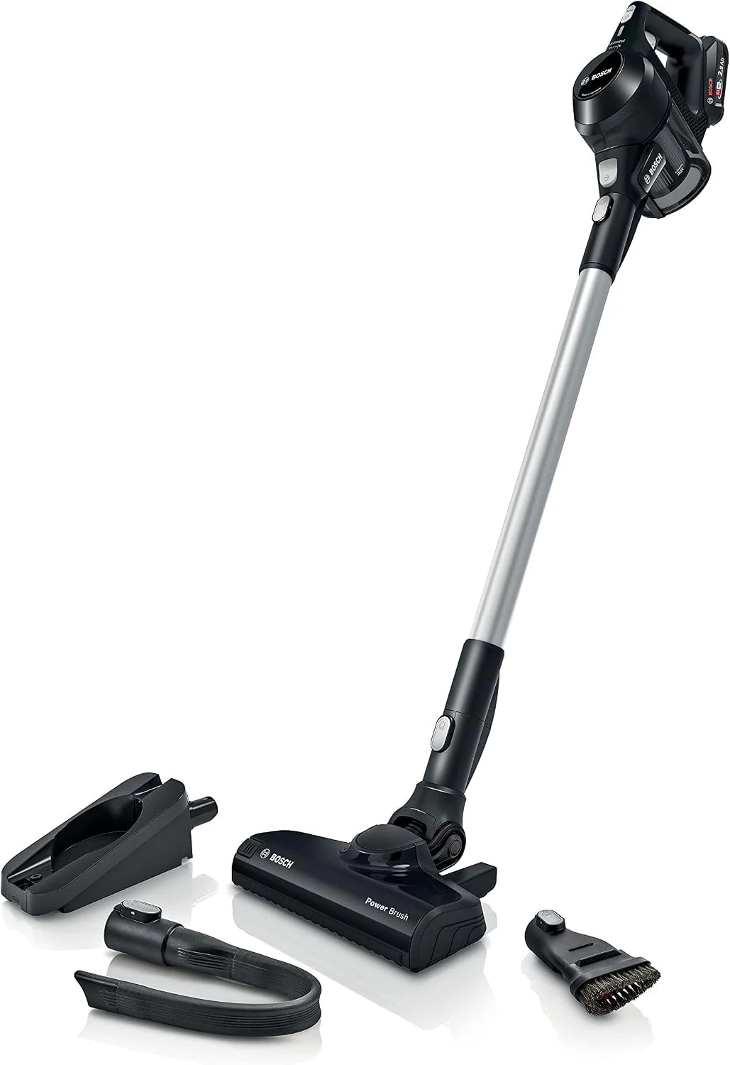 Bosch, Unlimited 6, draadloze steelstofzuiger, BCS611AM, 1x 2.5Ah accu, krachtige schoonmaakprestaties, flexibele bediening, wit.(BBS611BSC)