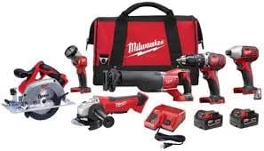 Zestaw elektronarzÄ™dzi Milwaukee ZESTAW powerpack 18V M18FPP3M-553P 3 x 5,5 Ah