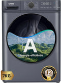 CHiQ CW07123863AX - Wasmachine - 7 KG - Space Pro - 16 programma's - AI Smart - Stoomwassen  Quick Wash - 12 jaar garantie op motor - A