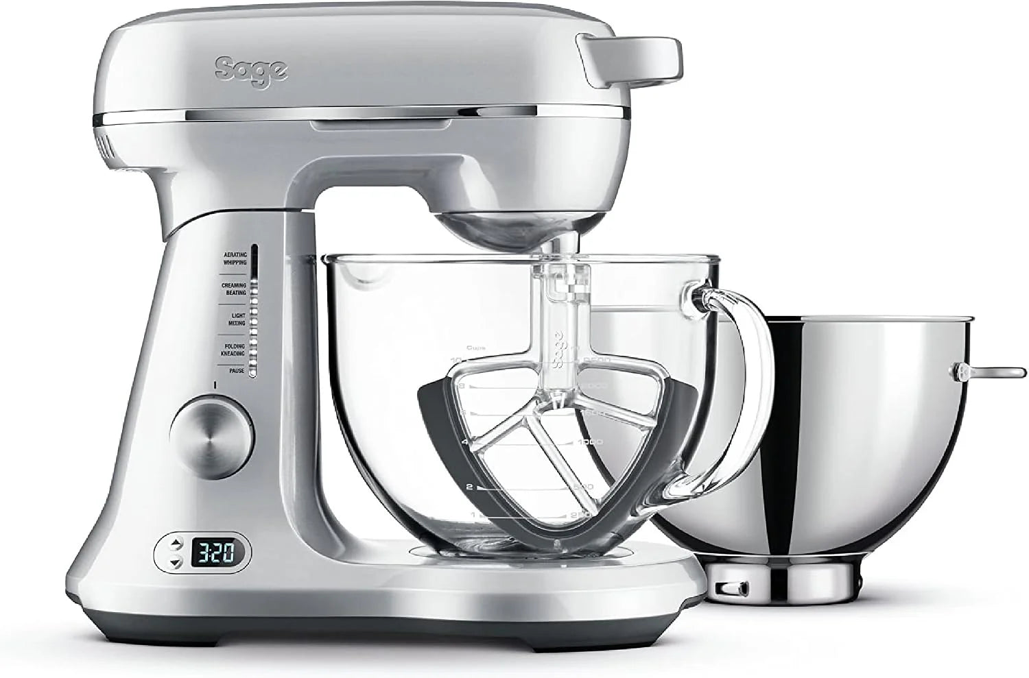 Sage - The Bakery Boss - Broodbakmachine, Thuis brood bakken - Geborsteld aluminium