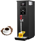 Commerciële warmwaterdispenser van 25 liter, 3000W elektrische tafelmodel boiler met lcd-display, snelle stapsgewijze verwarming voor thee, koffie, hotels, cafés en restaurants.(Zwart)