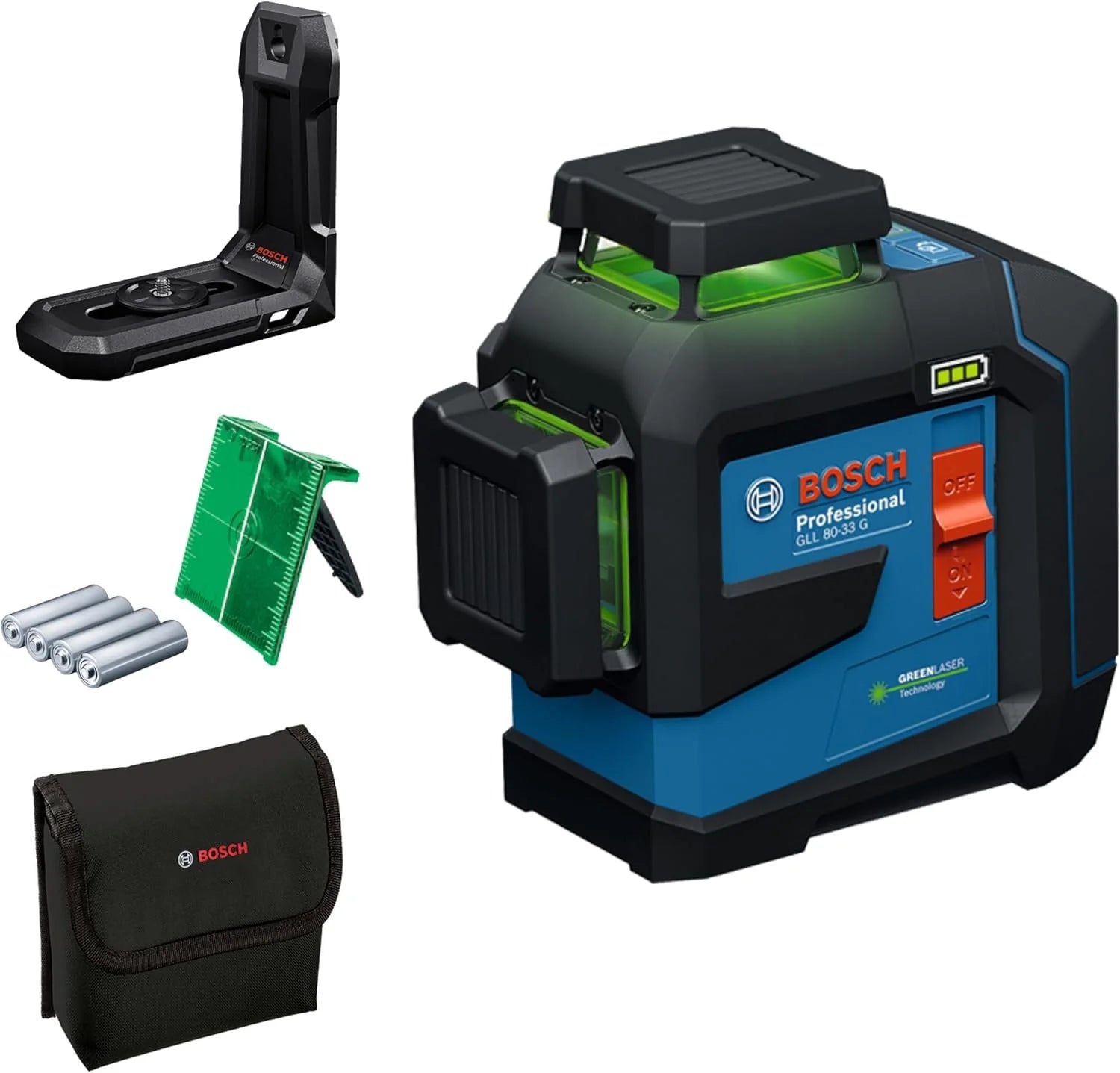 Bosch Professional telescoopstang voor laser- en nivelleertoestellen BT 350 (hoogte: 140-350 cm, 3 delen)
